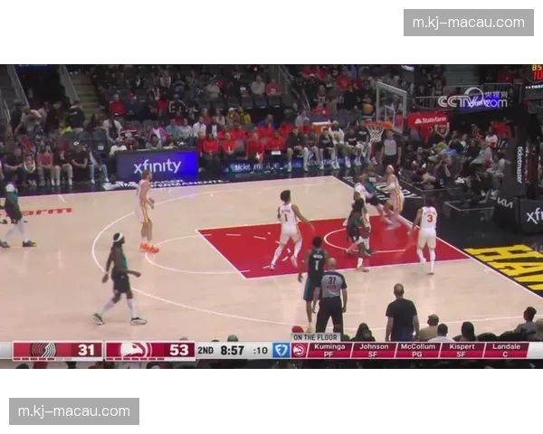 奥孔武25分10篮板6助攻三分12中7 老鹰大胜开拓者迎四连胜